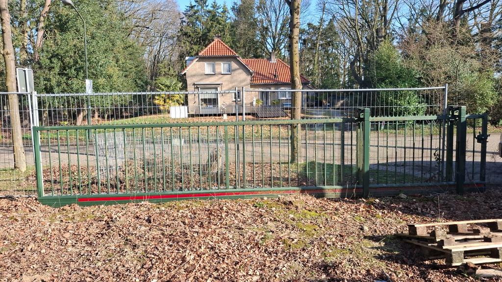 Stalen rolpoort en draaipoort - groen, gebruikt, Ophalen, Gebruikt, Staal, Schuifpoort
