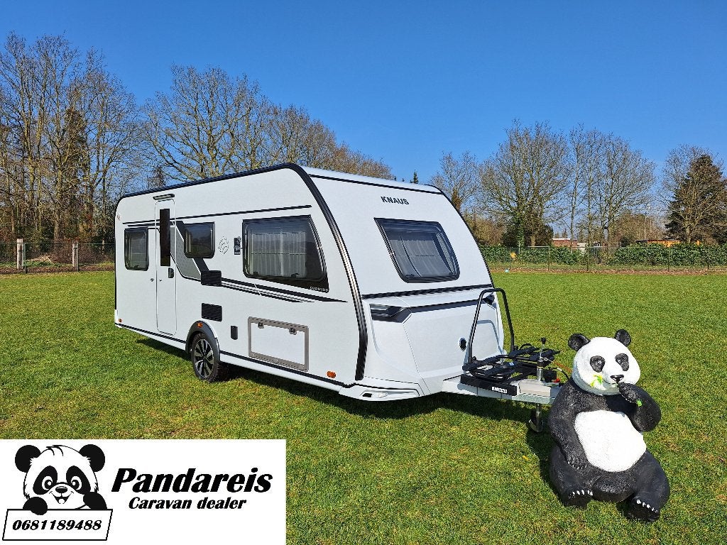 Knaus Südwind 500 EU MOVER + LITHIUM ACCU + FIETSENDRAGER, Caravans en Kamperen, Caravans, Rondzit, Bedrijf, 2 aparte bedden, 4 tot 5 meter