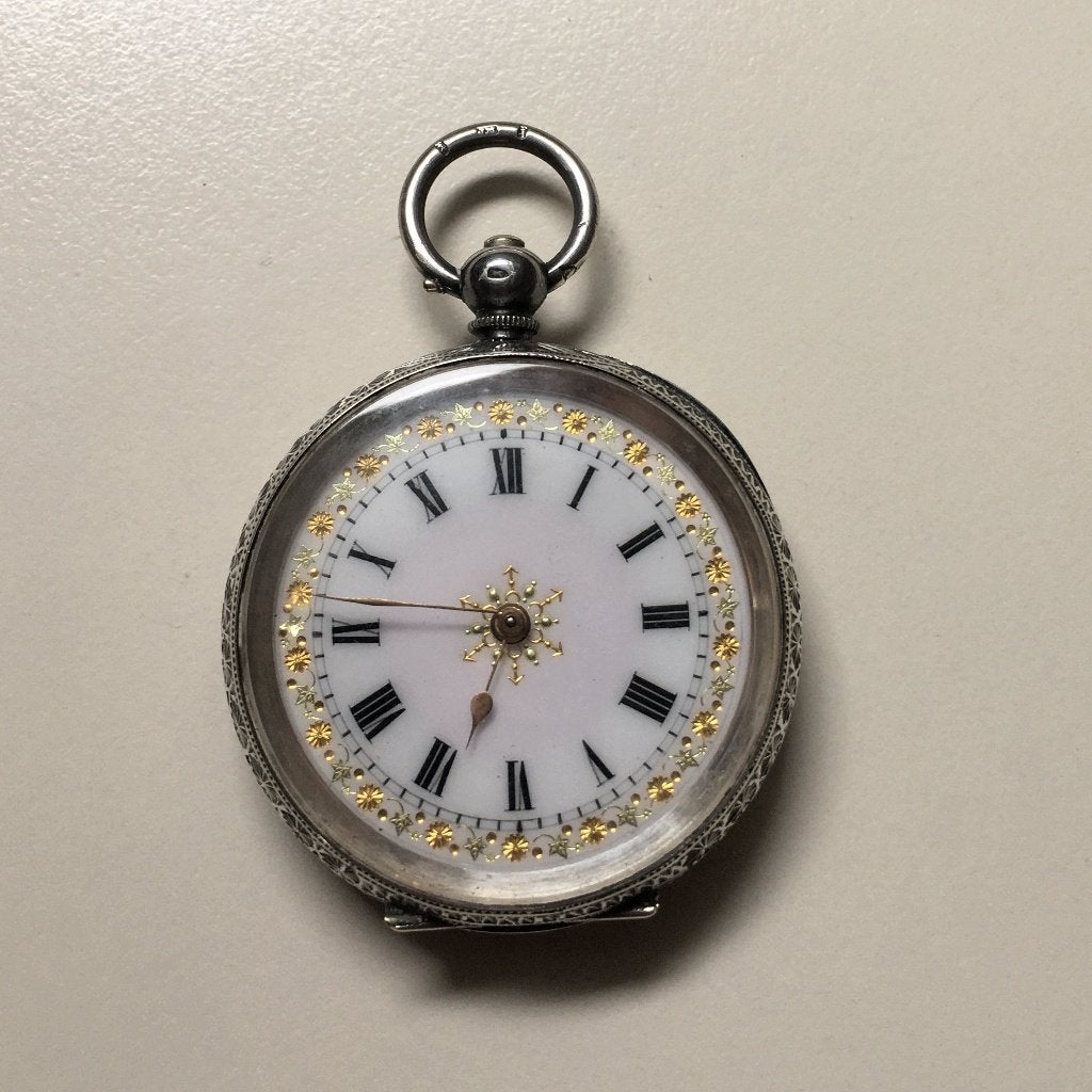 Charles Jacot-Jeannot Zakhorloge 1888, Sieraden, Tassen en Uiterlijk, Overige merken, Zakhorloge, Ophalen of Verzenden, Voor 1900