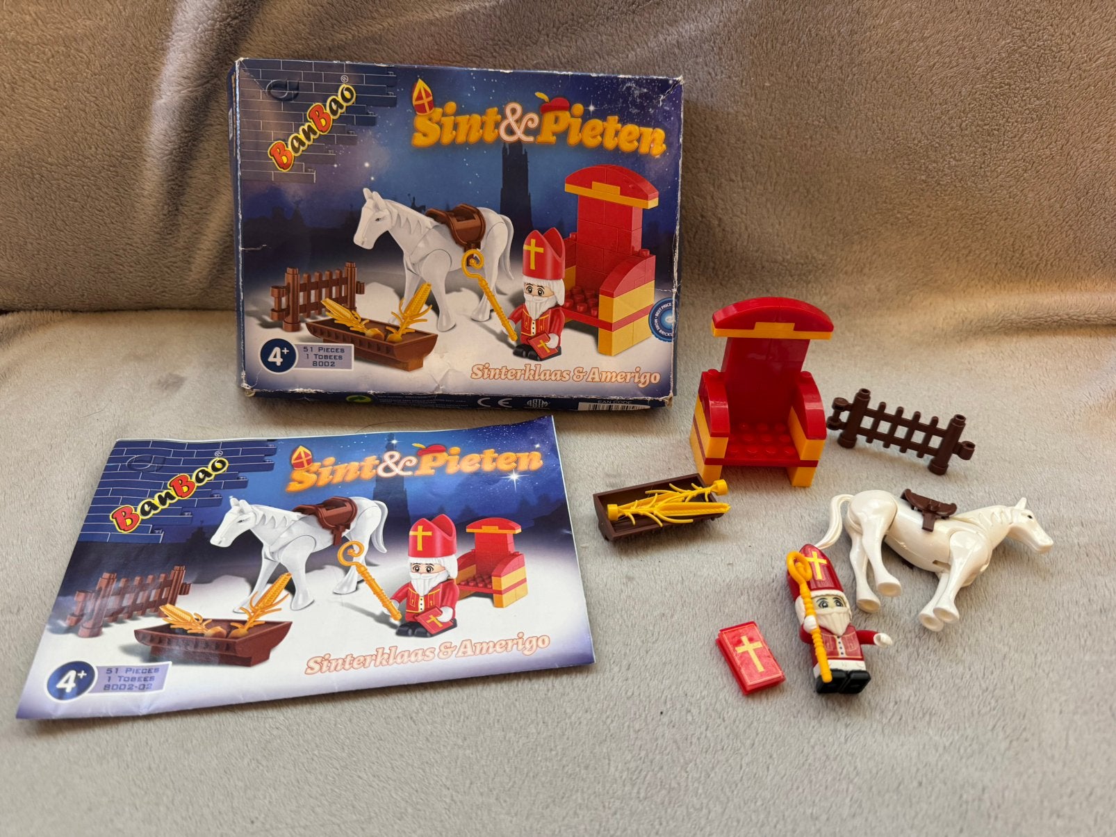 Sint & Piet speelsetje, Ophalen of Verzenden, Gebruikt