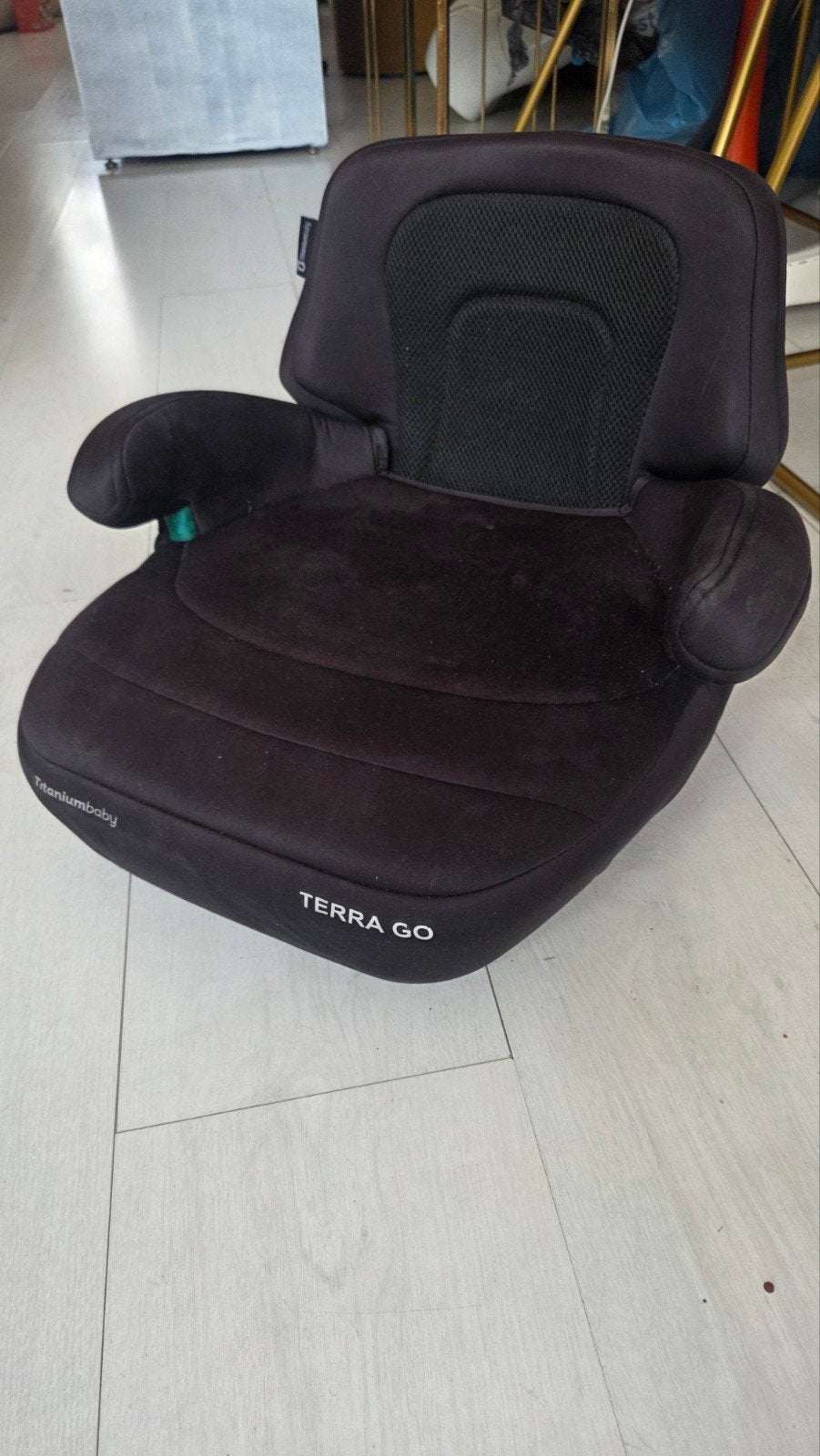 Booster Titanium Baby Terra Go I-Size Black zitverhoger, Overige merken, 22 t/m 36 kg, Ophalen of Verzenden, Gebruikt