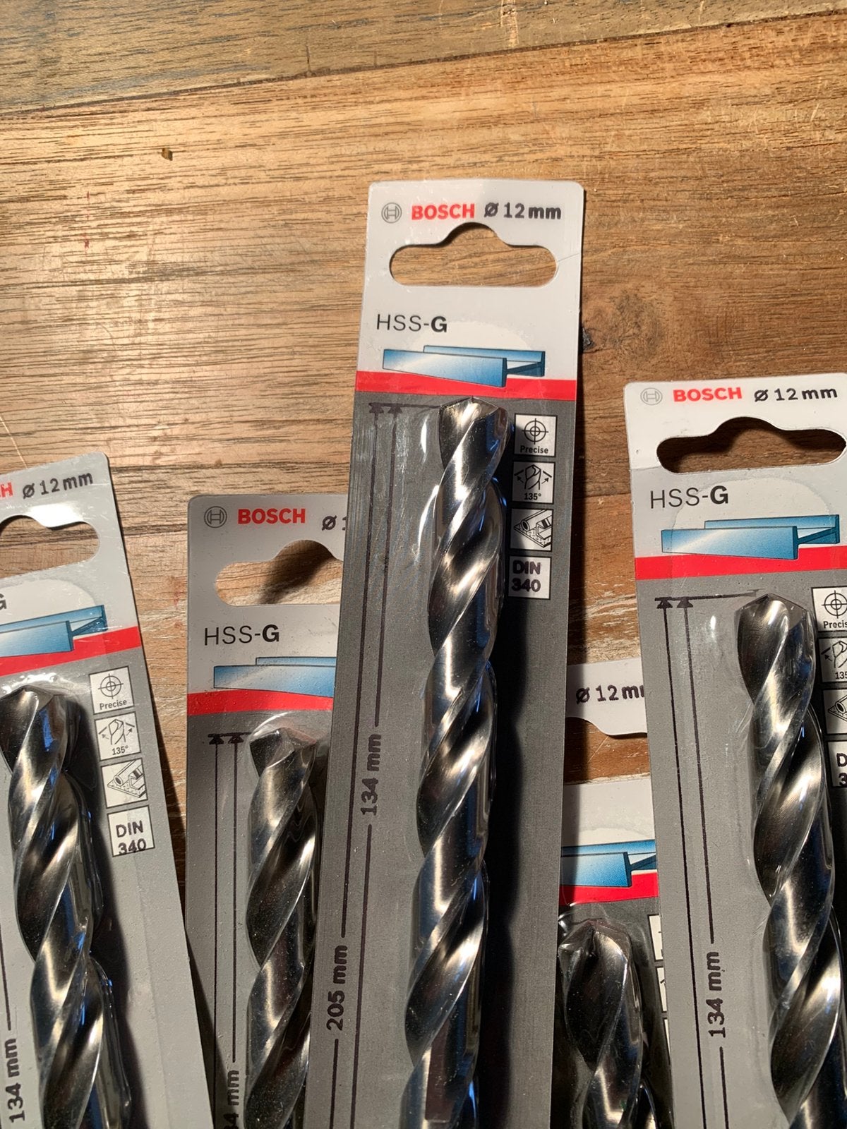Partij Bosch HSS-G lange metaalboren 3–12mm in blister NIEUW, Bosch, Nieuw, Ophalen of Verzenden, Bosch