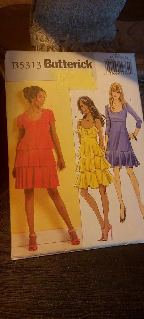 BROCANT BUTTERICK NAAI-PATROON DAMES JURK - ZOMER JURK, Overige merken, Overige typen, Vrouw, Nieuw