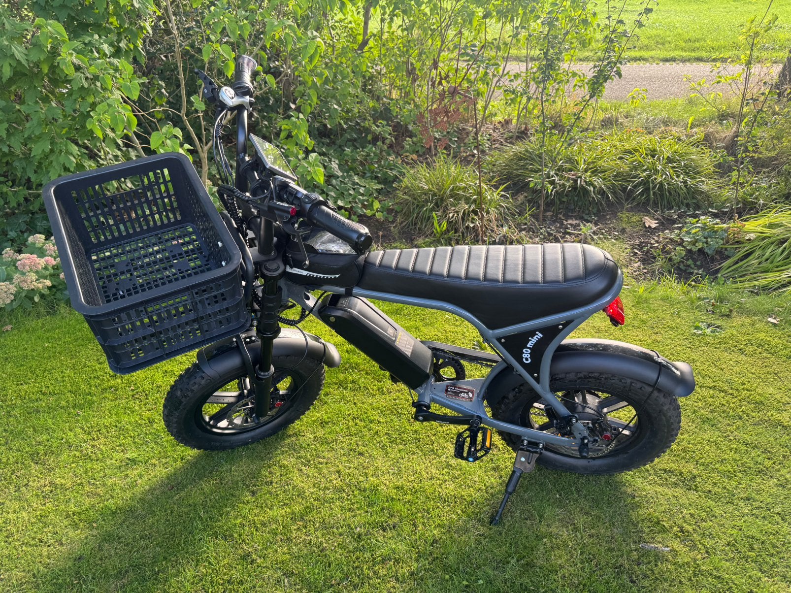 Ouxi C80 mini elektrische fatbike Demo ZGAN, Zo goed als nieuw, Minder dan 47 cm, 30 tot 50 km per accu, Ophalen