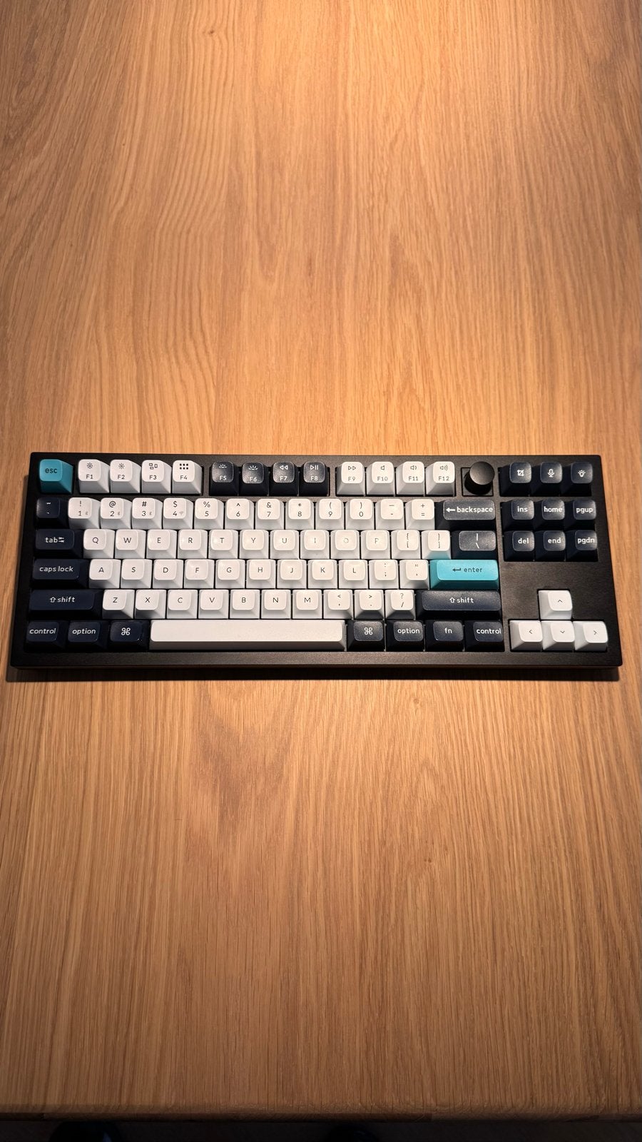 Keychron Q3 Max met Gateron Quinn switches, Computers en Software, Draadloze ontvanger, Ophalen of Verzenden, Zo goed als nieuw
