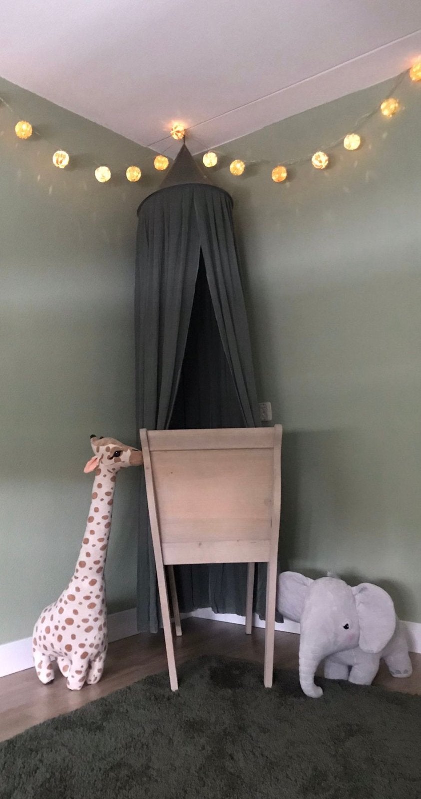 Mooie Klamboe voor Kinderkamer - Groen, Kinderen en Baby's, Kinderkamer | Inrichting en Decoratie, Ophalen, Zo goed als nieuw