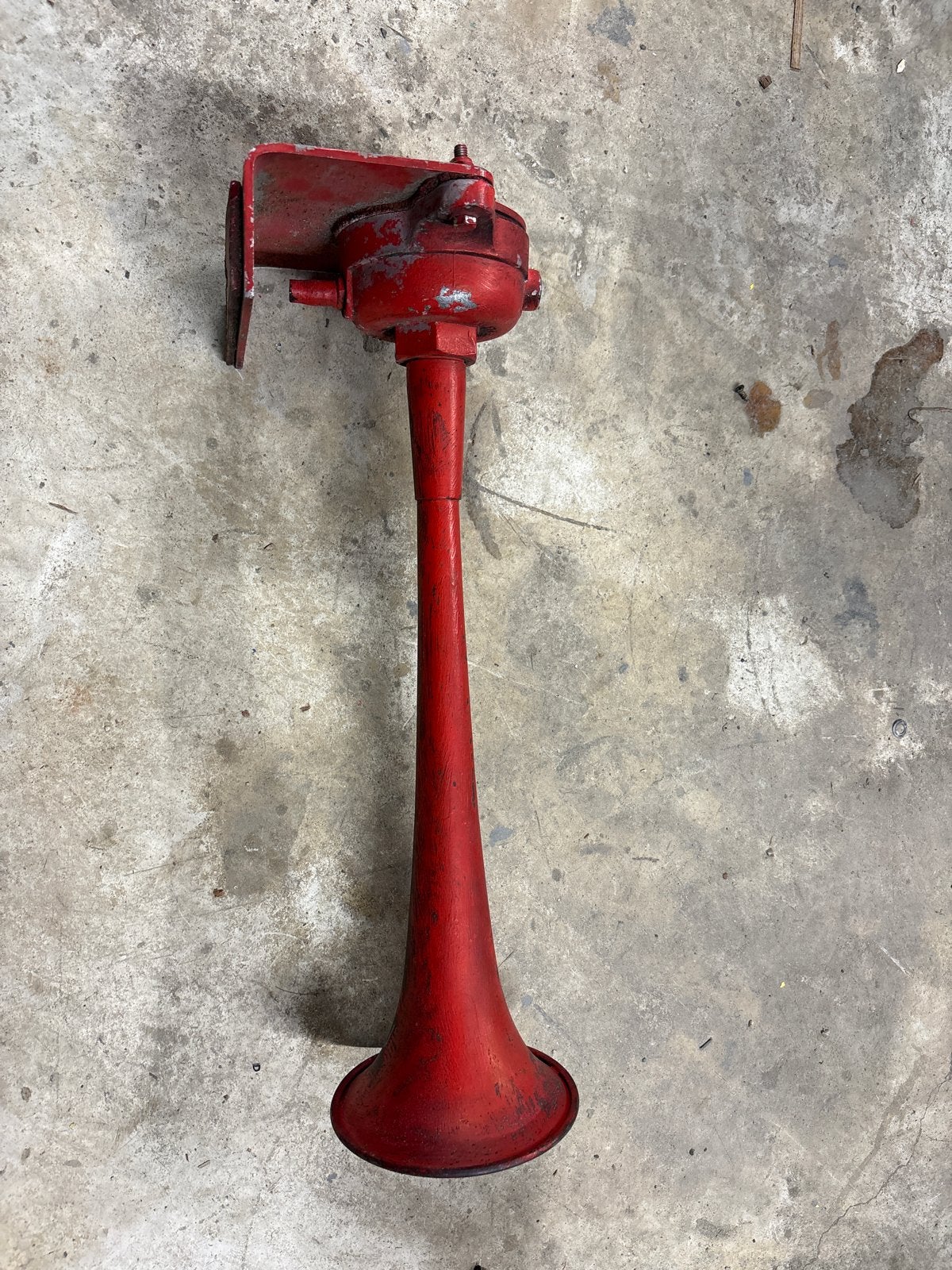 Vintage Klaxon-Sohabel luchthoorn - 47cm lengte, Ophalen of Verzenden