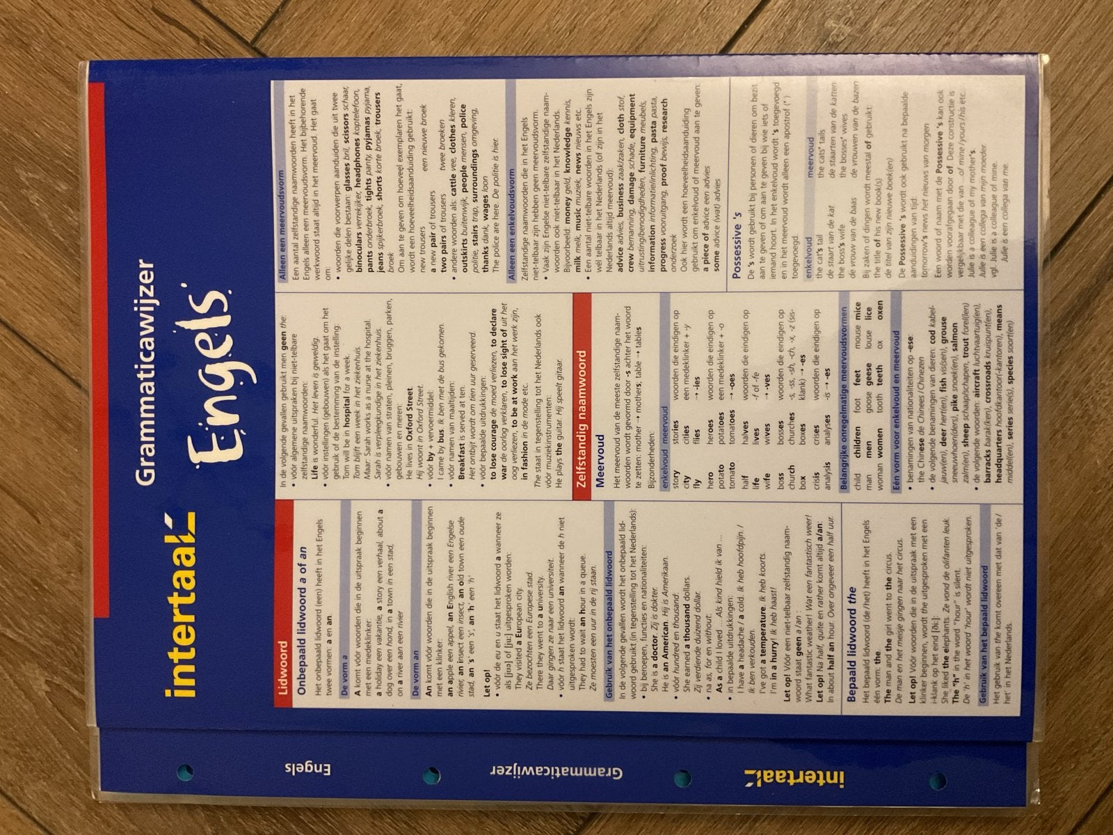Grammaticawijzer Engels - Intertaal, Ophalen of Verzenden, Nieuw, Non-fictie