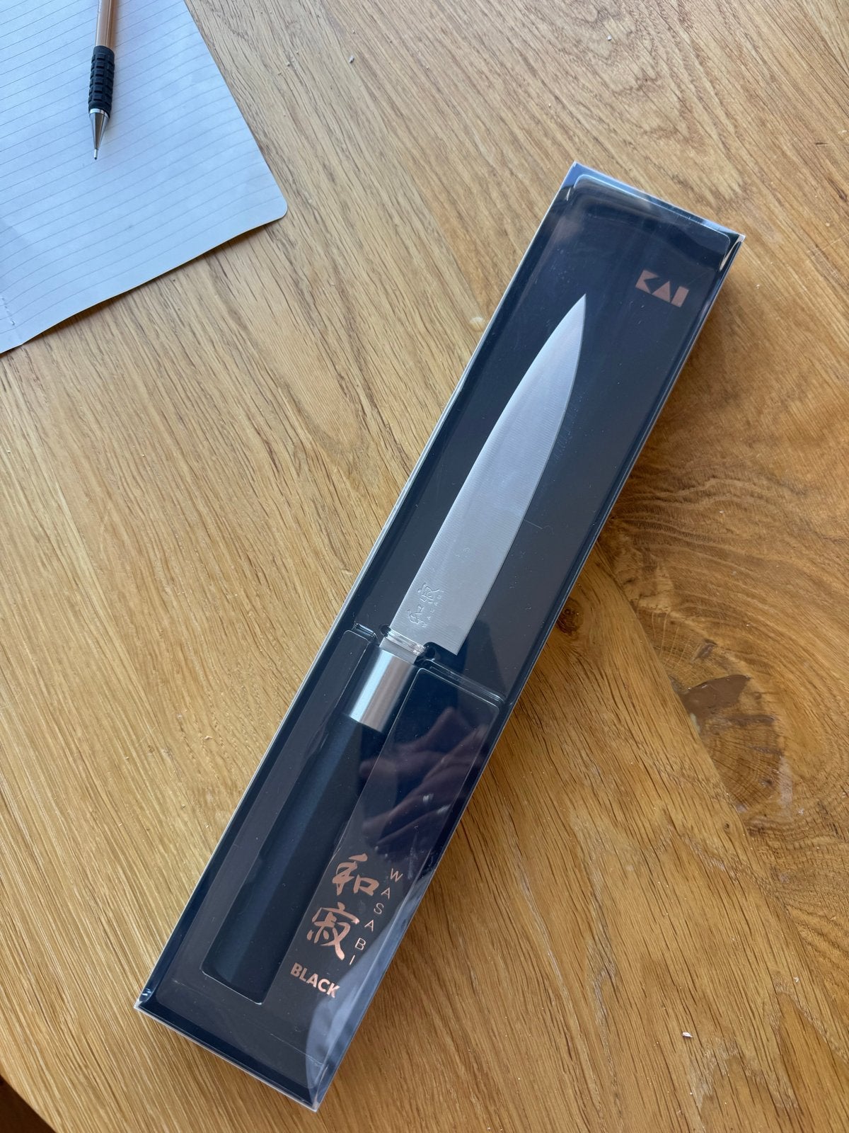 KAI Wasabi Black Utility Mes - Nieuw in verpakking, Overige typen, Nieuw, Ophalen of Verzenden, Zwart