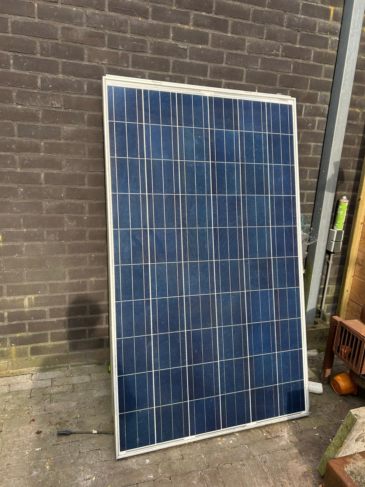 Zonnepaneel ET-P660250WW met 250Wp en montagemateriaal, Doe-het-zelf en Verbouw, Zonnepanelen en Toebehoren, Ophalen, Gebruikt
