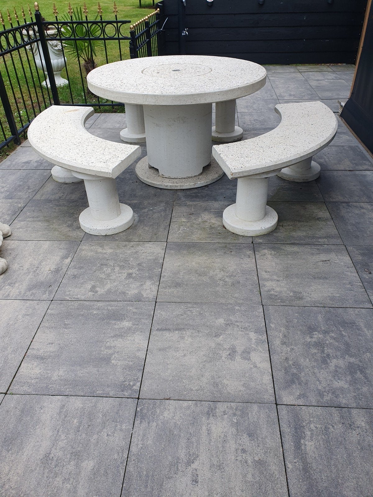Tuinset van beton, Tuin en Terras, Ophalen of Verzenden, Gebruikt, Overige materialen