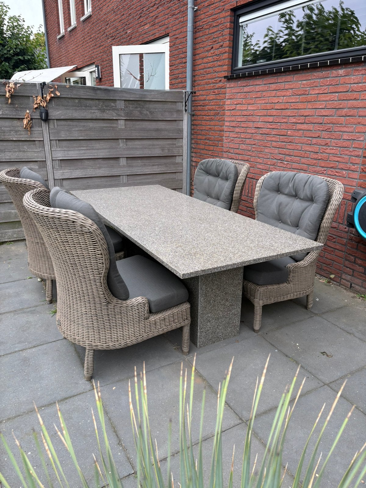 Hele mooie en ruime loungeset van 4 Seasons Outdoor (4SO), Ophalen, 4 zitplaatsen, Zo goed als nieuw, Wicker