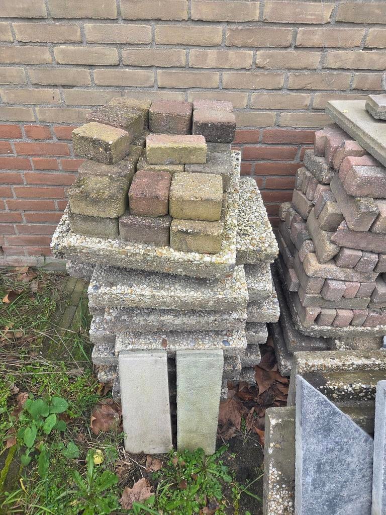 Stenen tuin divers, Tuin en Terras, Tegels en Klinkers, Ophalen