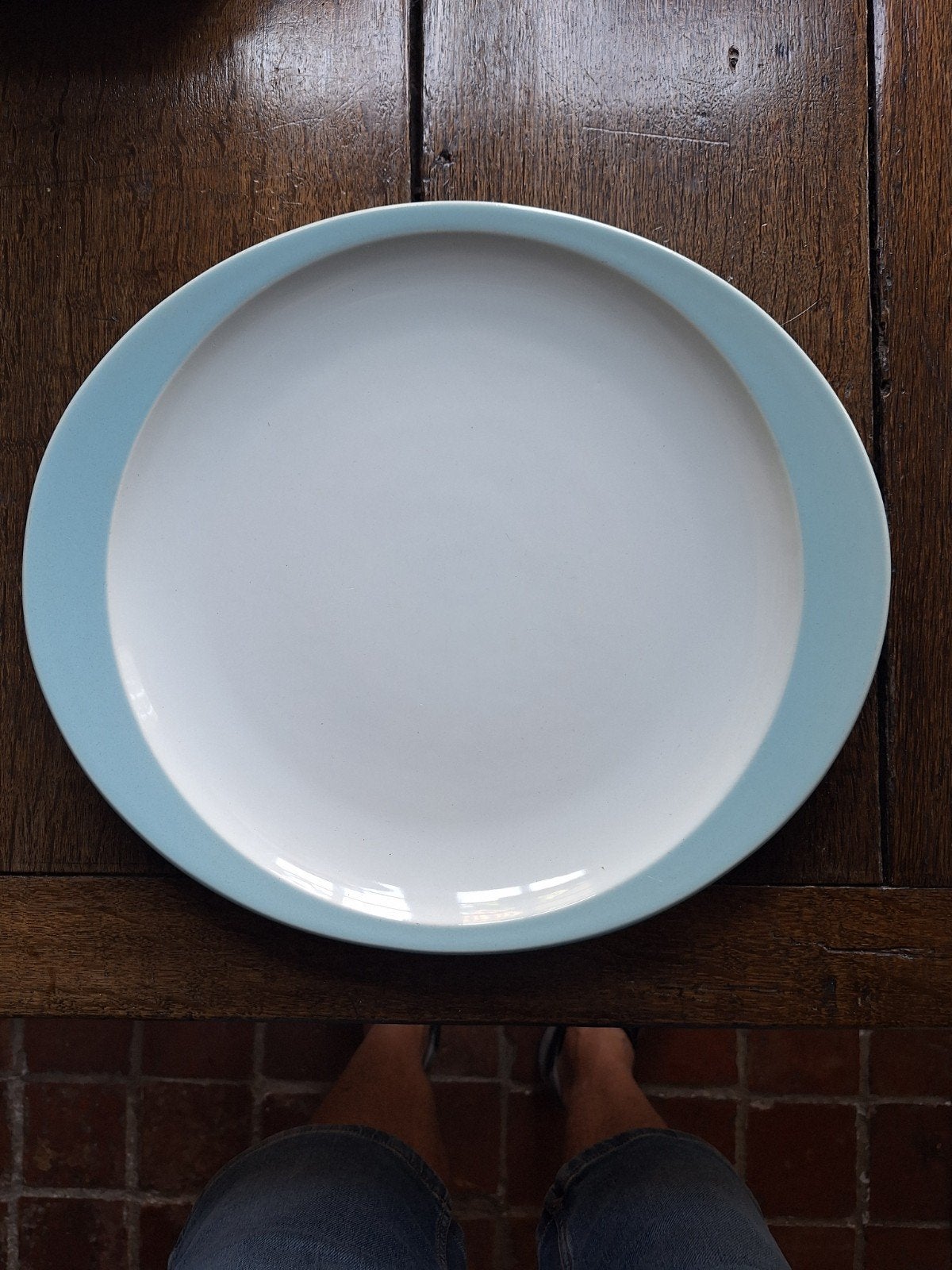 Fris Edam gebakschaal - 33 cm, Overige merken, Vintage, Gggg, Ophalen of Verzenden