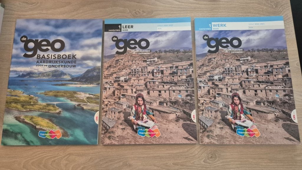De Geo set van 3 Aardrijkskunde Havo/VWO 1, Boeken, Ophalen of Verzenden, HAVO, ThiemeMeulenhoff, Aardrijkskunde
