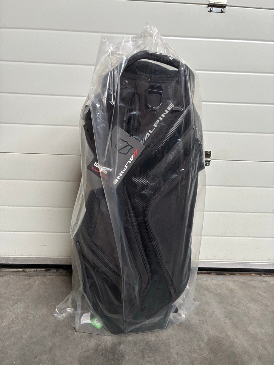 Wilson Alpine Cart Bag Zwart - Luxe Golftas, Sport en Fitness, Golf, Overige merken, Parkring 15–17, 85748 Garching, Duitsland