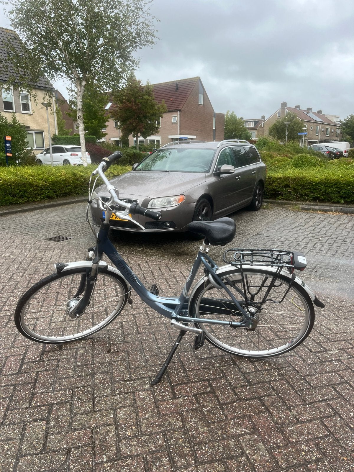 Netjes onderhouden Gazelle fiets / stadsfiets (blauw/zilver, Ophalen, Zo goed als nieuw, Gazelle
