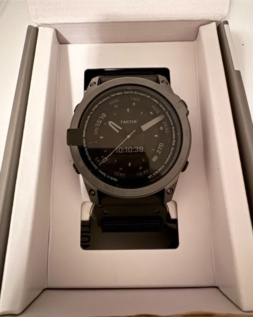 Garmin Tactix 7 Amoled sporthorloge, Sieraden, Tassen en Uiterlijk, Sporthorloges, Ophalen of Verzenden, Nieuw, Zwart, Android