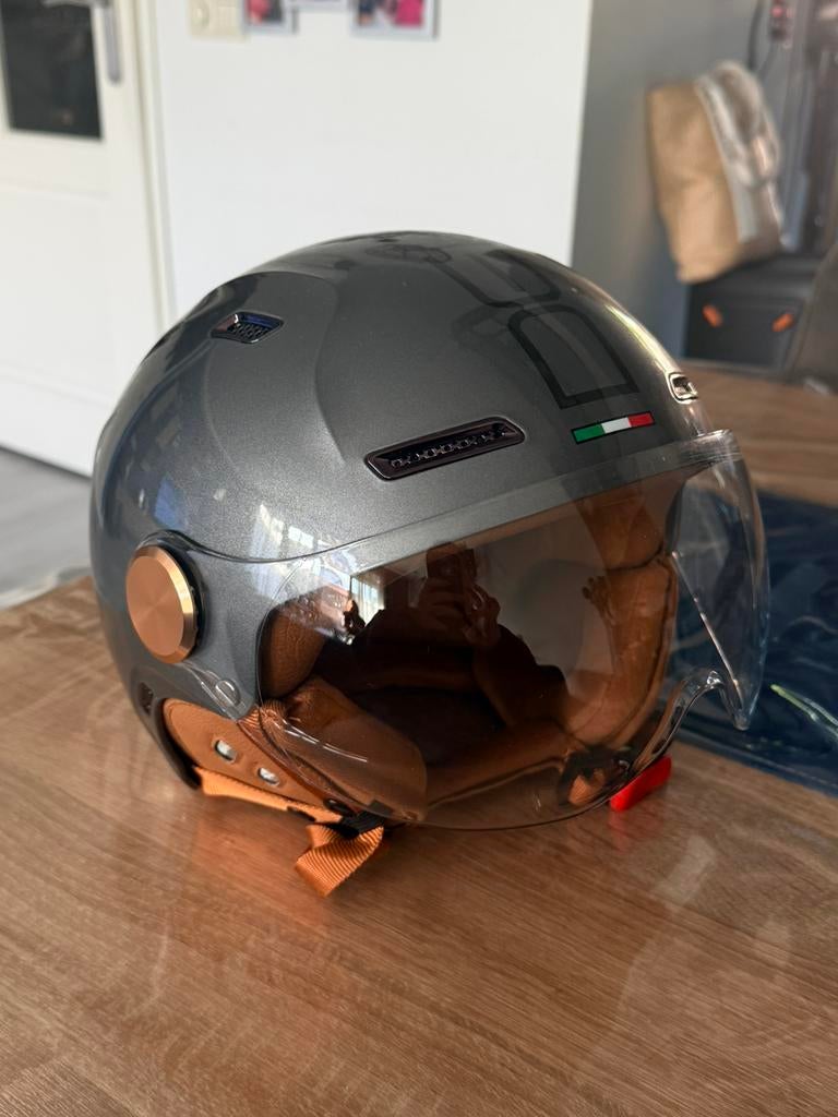Demm fashion helm titanium, Ophalen, Zo goed als nieuw, Large