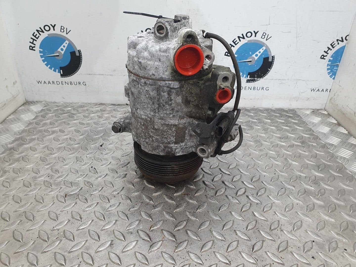 BMW 1 SERIES 120D E87 LCI AIRCO COMPRESSOR / AIRCOPOMP 69878, Ophalen of Verzenden, Gebruikt, Stiba lid