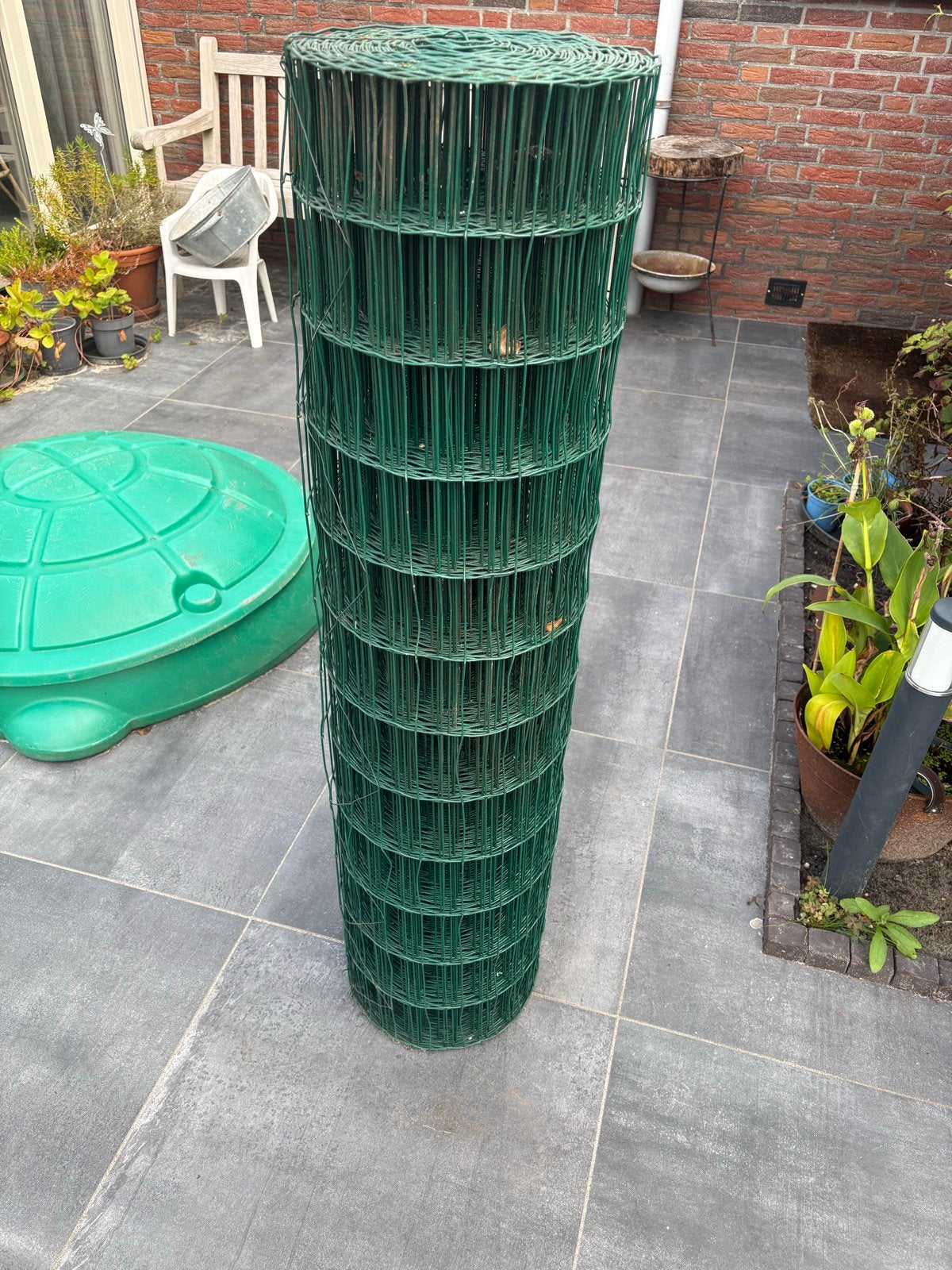 Groen tuingaas 120cm hoog, Tuin en Terras, Ophalen, Nieuw, Overige materialen, Gaashekwerk