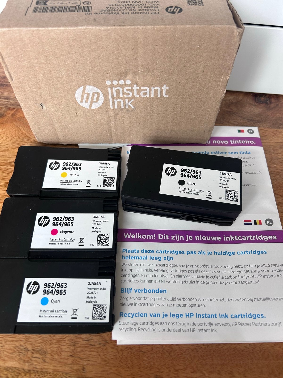 HP Instant Ink Cartridges 962/963/964/965 - Nieuw, Computers en Software, Ophalen of Verzenden, Nieuw, Cartridge
