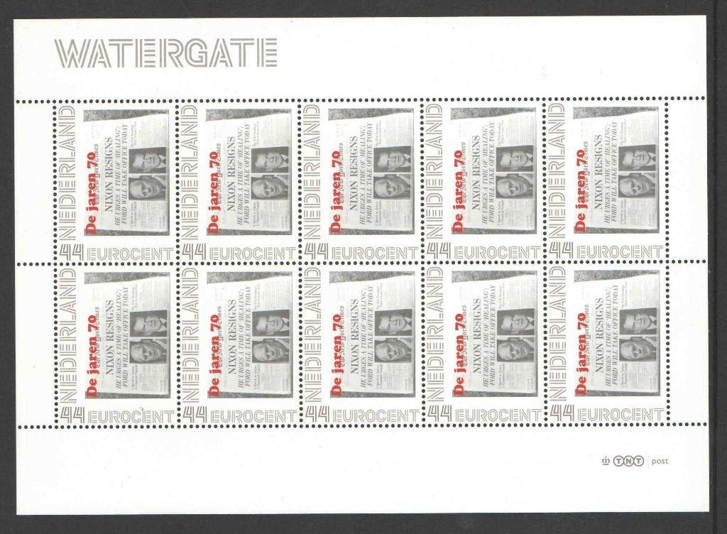 Nostalgie op Postzegels Jaren '70: Watergate, Ophalen of Verzenden, Na 1940, Postfris