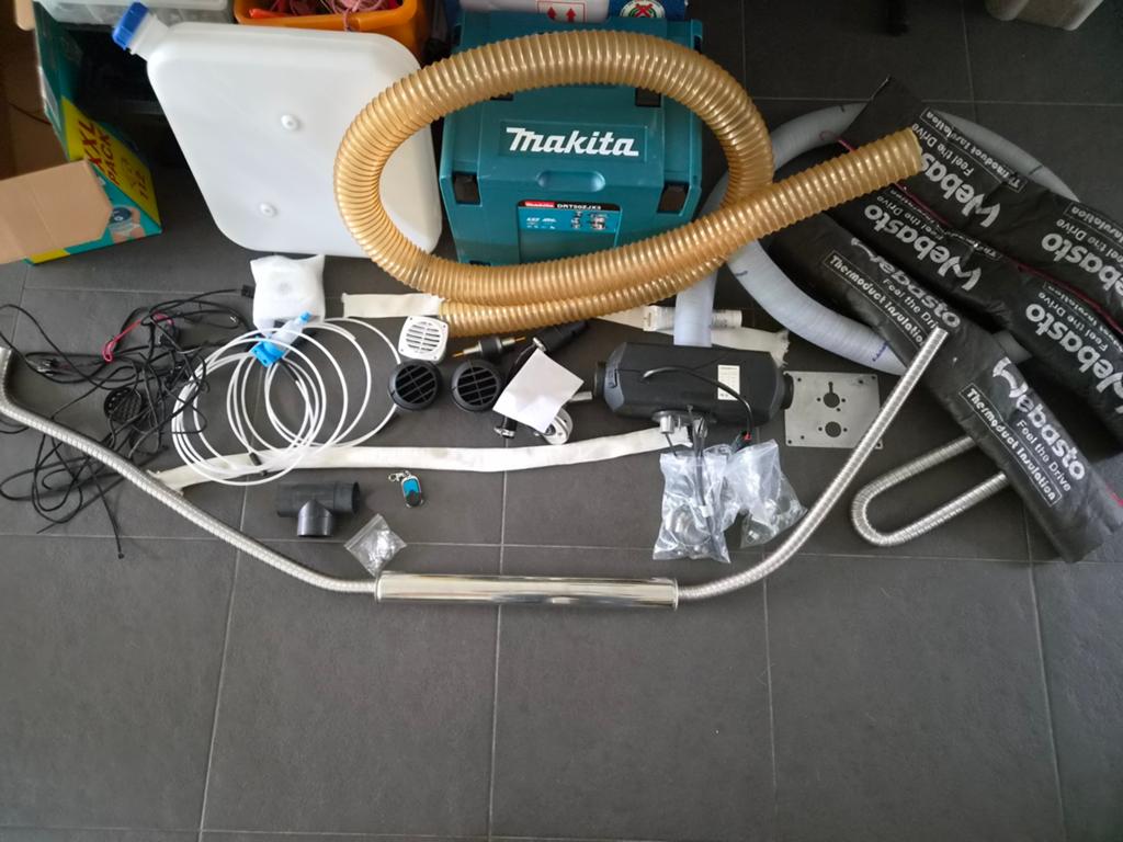Lavaner Pro 2kW Diesel Kachel - Complete Set, Ophalen of Verzenden, Zo goed als nieuw