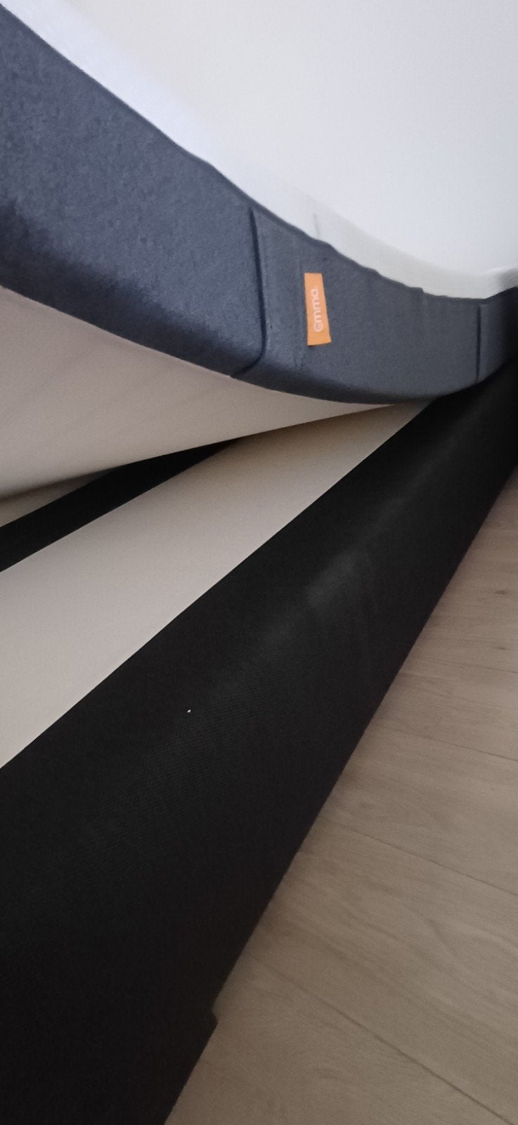 Bed met Emma Original Matras 160x200 cm, Huis en Inrichting, Slaapkamer | Matrassen en Bedbodems, Gebruikt, Matras, 160 cm, 200 cm