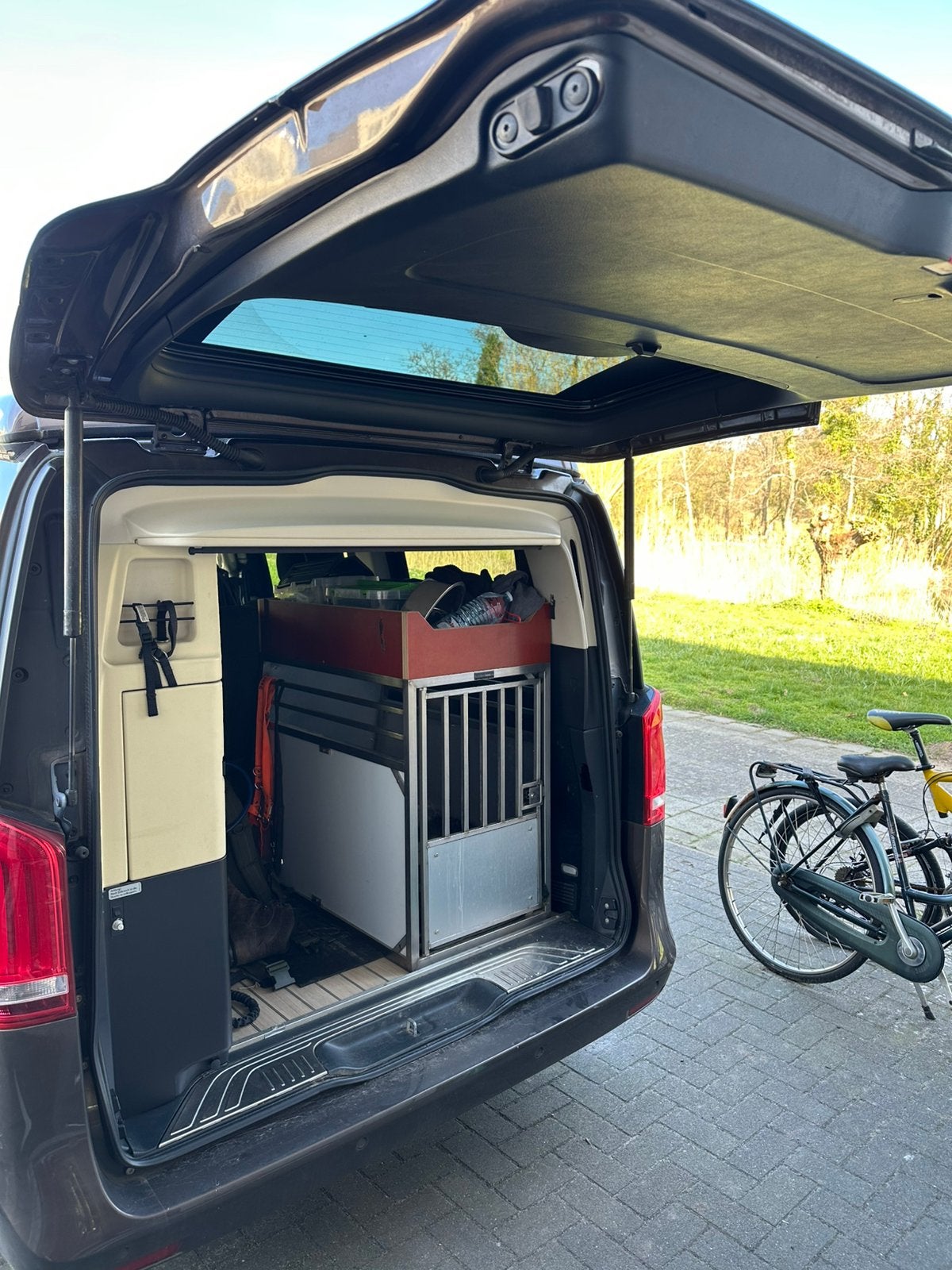 2 Honden transportbox | bench, Dieren en Toebehoren, Ophalen of Verzenden, Zo goed als nieuw