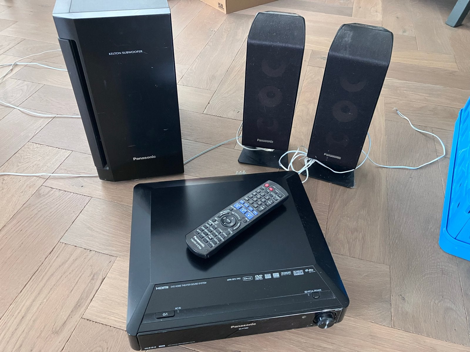 Panasonic SA-PTX50 Home Cinema Set met DVD-speler, Ophalen, Panasonic, 2.1-systeem, Zo goed als nieuw