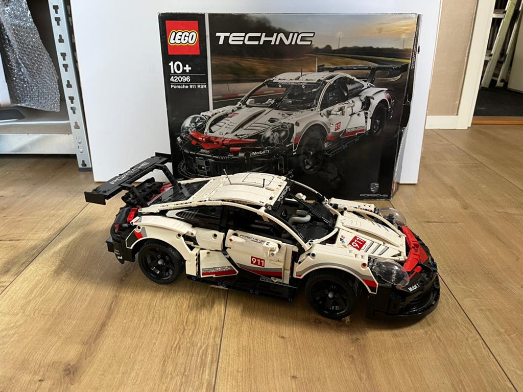 LEGO Technic 42096 - Porsche 911 RSR, Ophalen, Zo goed als nieuw