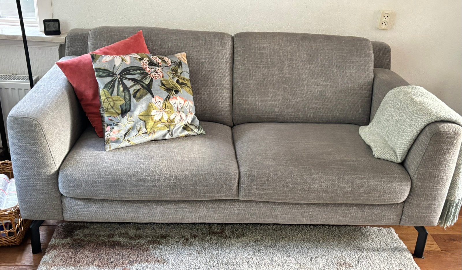 Montèl bank en twee fauteuils, Ophalen, 150 tot 200 cm, Tweepersoons, 75 tot 100 cm