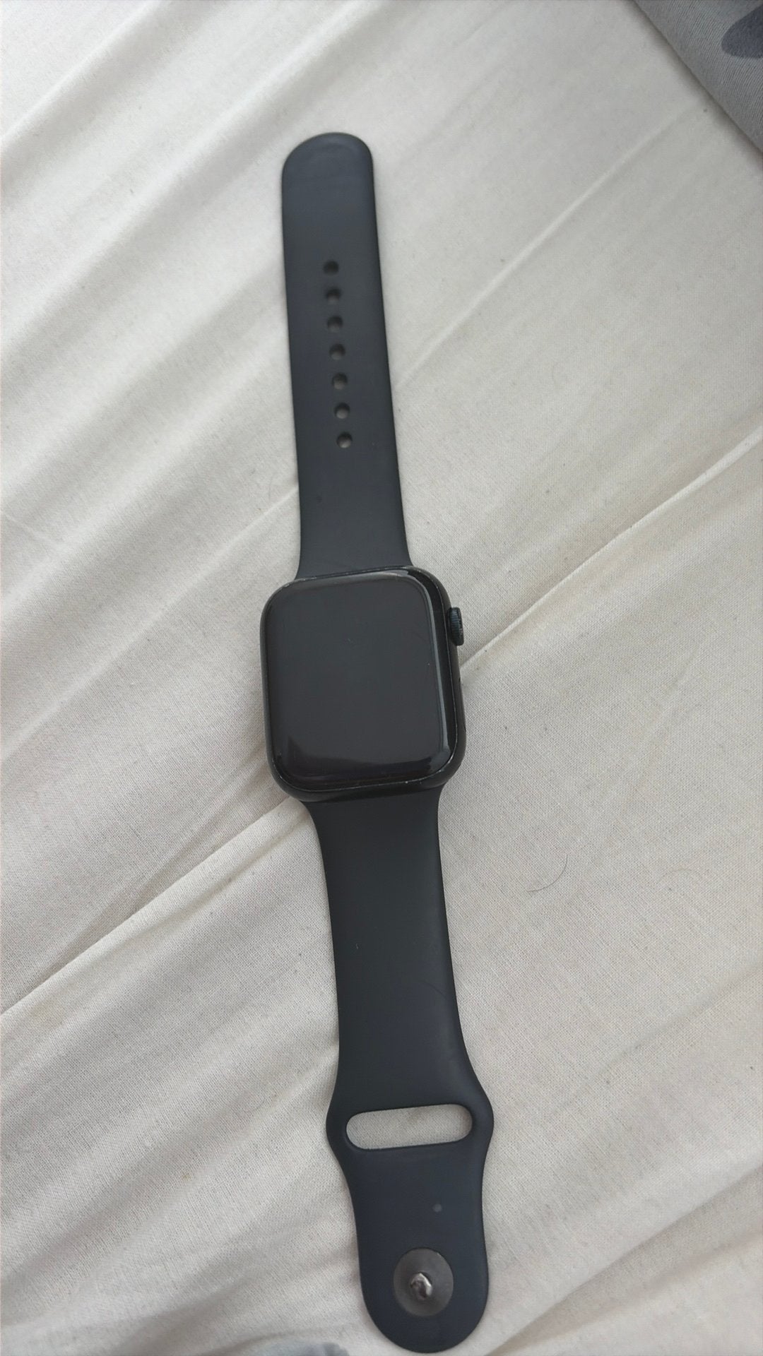 Apple Watch Series 8 45mm GPS A2771, Zwart, IOS, Ophalen of Verzenden, Zo goed als nieuw