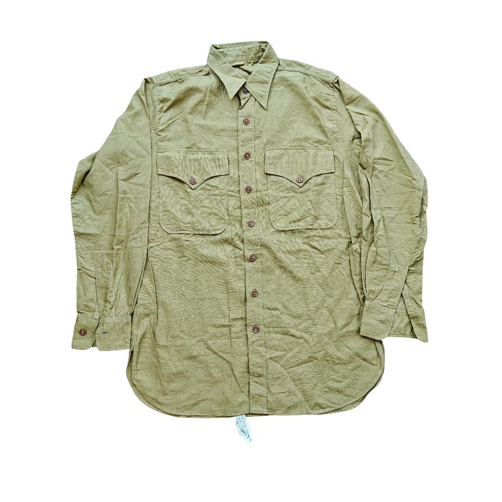 WWII USMC Khaki Shirt, Verzamelen, Militaria | Tweede Wereldoorlog, Ophalen of Verzenden, Amerika, Kleding of Schoenen