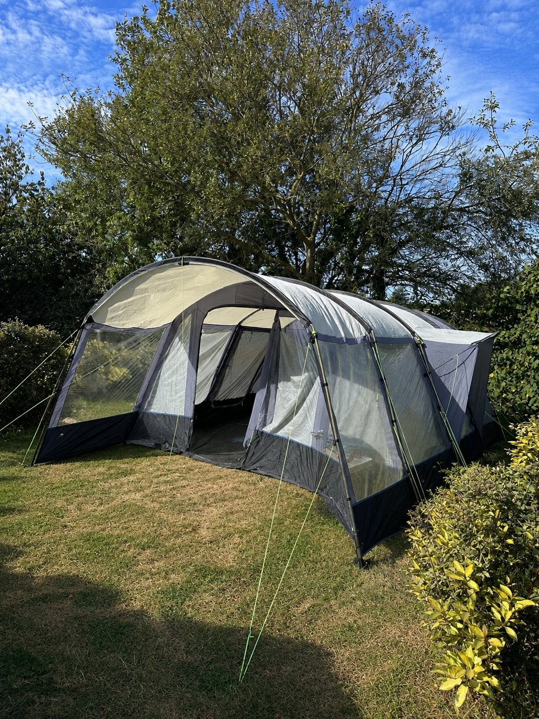 Kampa Croyde 6 tunneltent - 6 personen, 3 slaapcabines, Ophalen, Gebruikt, Tot en met 6
