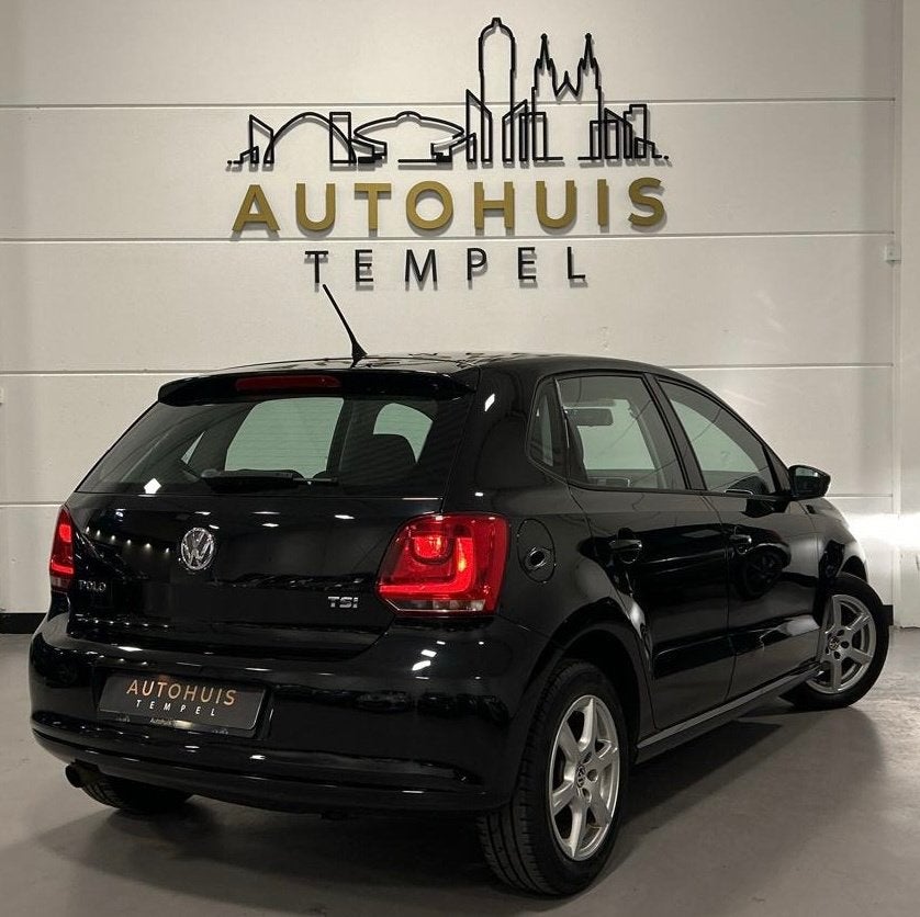 Volkswagen Polo 1.2 TSI BlueMotion Comfortline Nap Airco Sta, Auto's, Voorwielaandrijving, Euro 5, Stof, Zwart