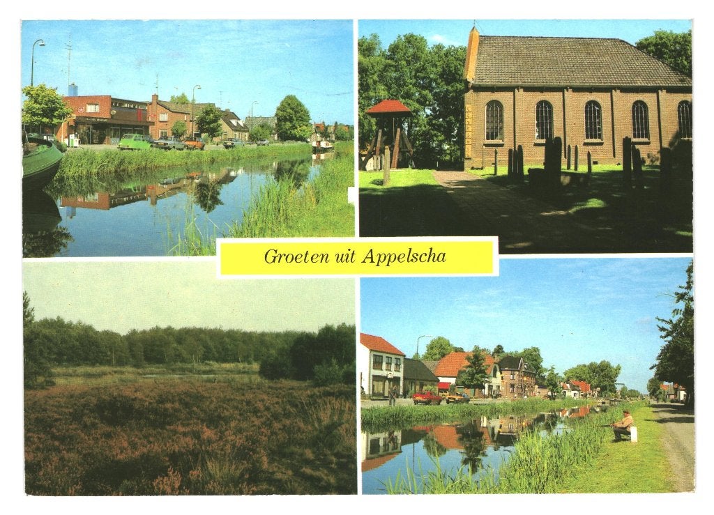 42239 Appelscha 80+ Friesland Gelopen met Postzegel, Ophalen of Verzenden, 1980 tot heden, Gelopen, Friesland