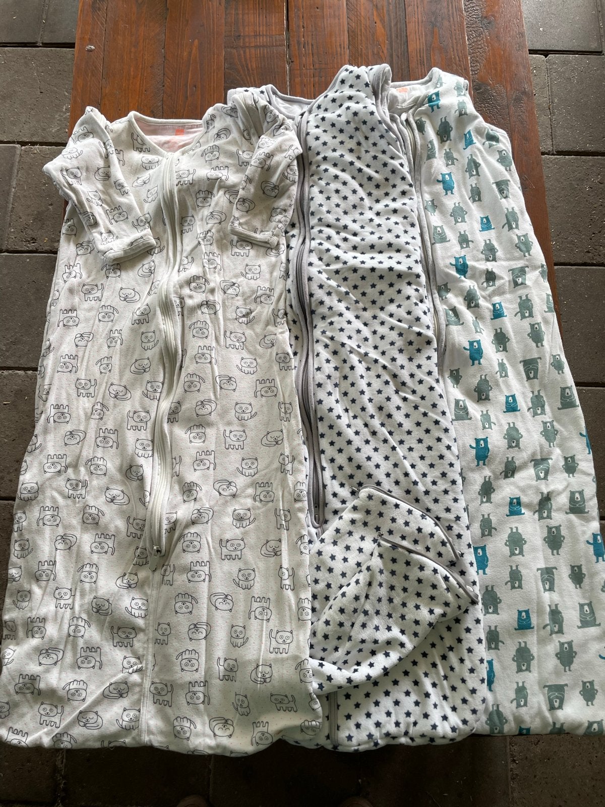 3 HEMA Slaapzakken: Winter, Zomer & Mouwloos (86/104), Kinderen en Baby's, Dekens, Slaapzakjes en Inbakerproducten, Wasbaar, Gebruikt