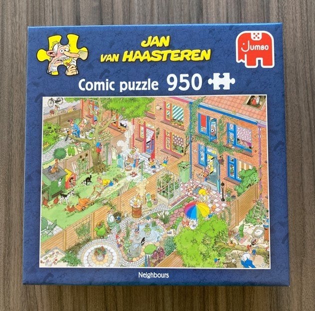 Jan van Haasteren - Neighbours - 950 stukjes, Hobby en Vrije tijd, Denksport en Puzzels, Ophalen of Verzenden, 500 t/m 1500 stukjes