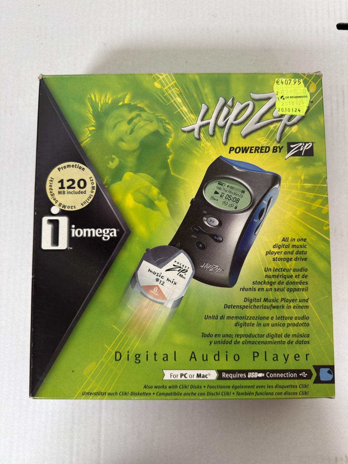 Iomega hipzip digital audio player ongetest, Ophalen of Verzenden, Nvt, Nvt, Nvt