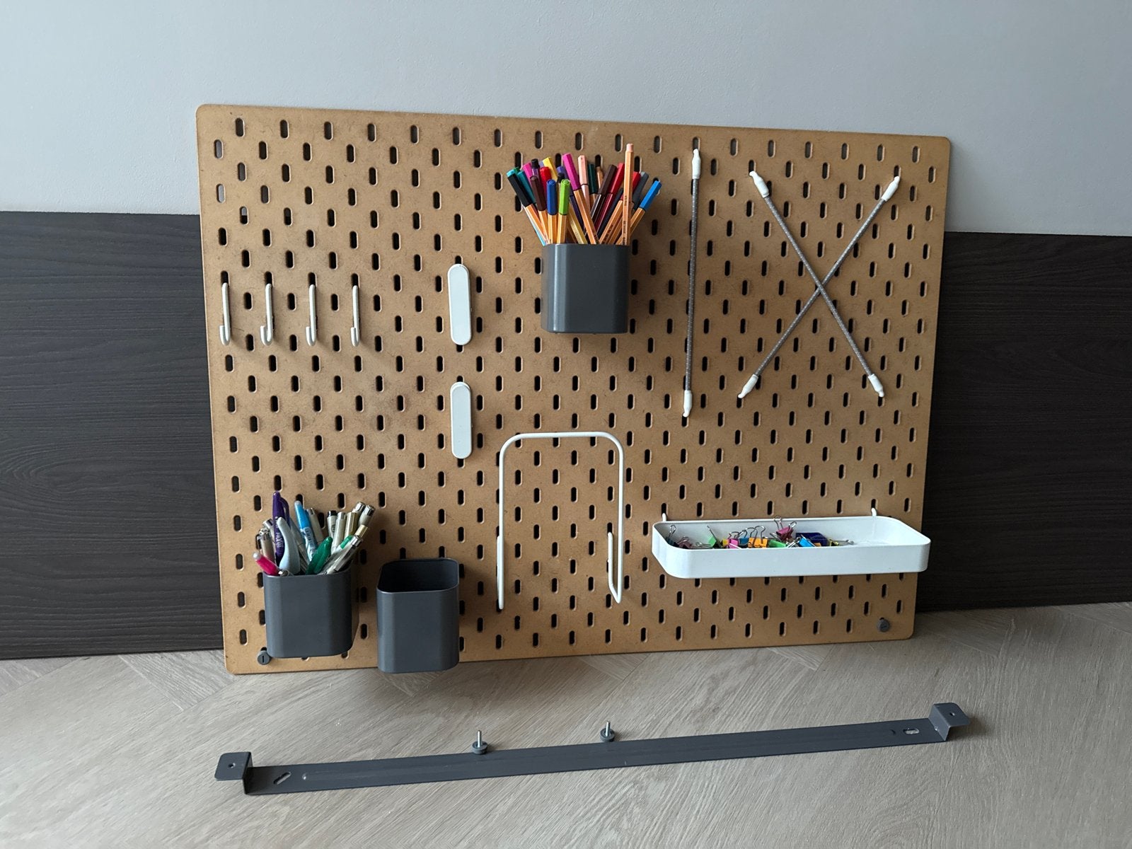 IKEA Skadis Pegboard met accessoires, Ophalen, Gebruikt