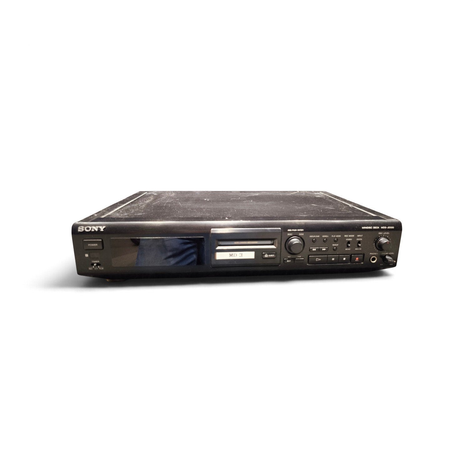 Sony MDS-JE500 Minidisc speler/recorder - Goede staat, Ophalen of Verzenden, Sony, Sales@musicsupport.nl, Overveld 11B Harderwijk