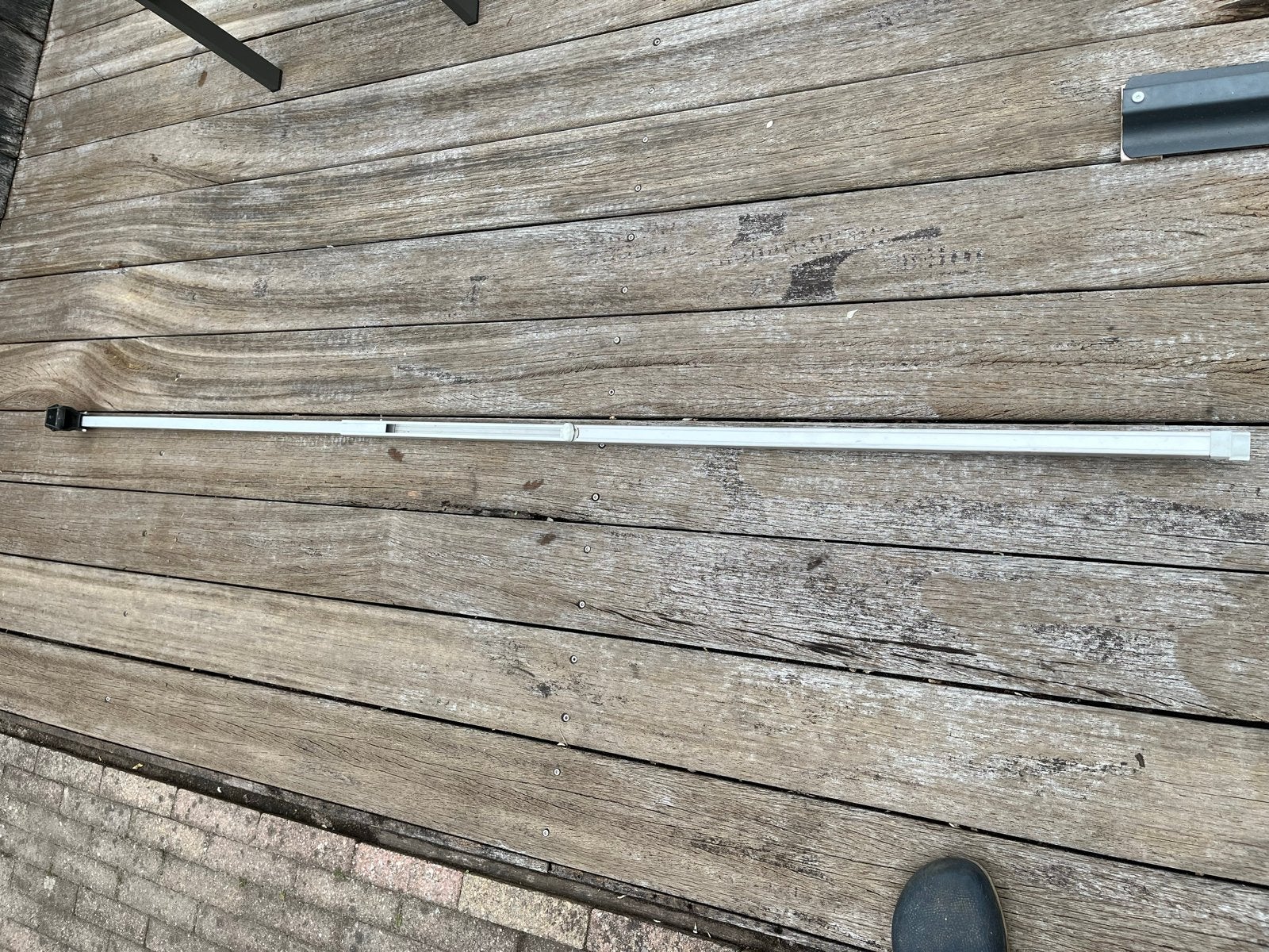 Rafter uitschuifbare stok voor de luifel., Ophalen of Verzenden, Gebruikt