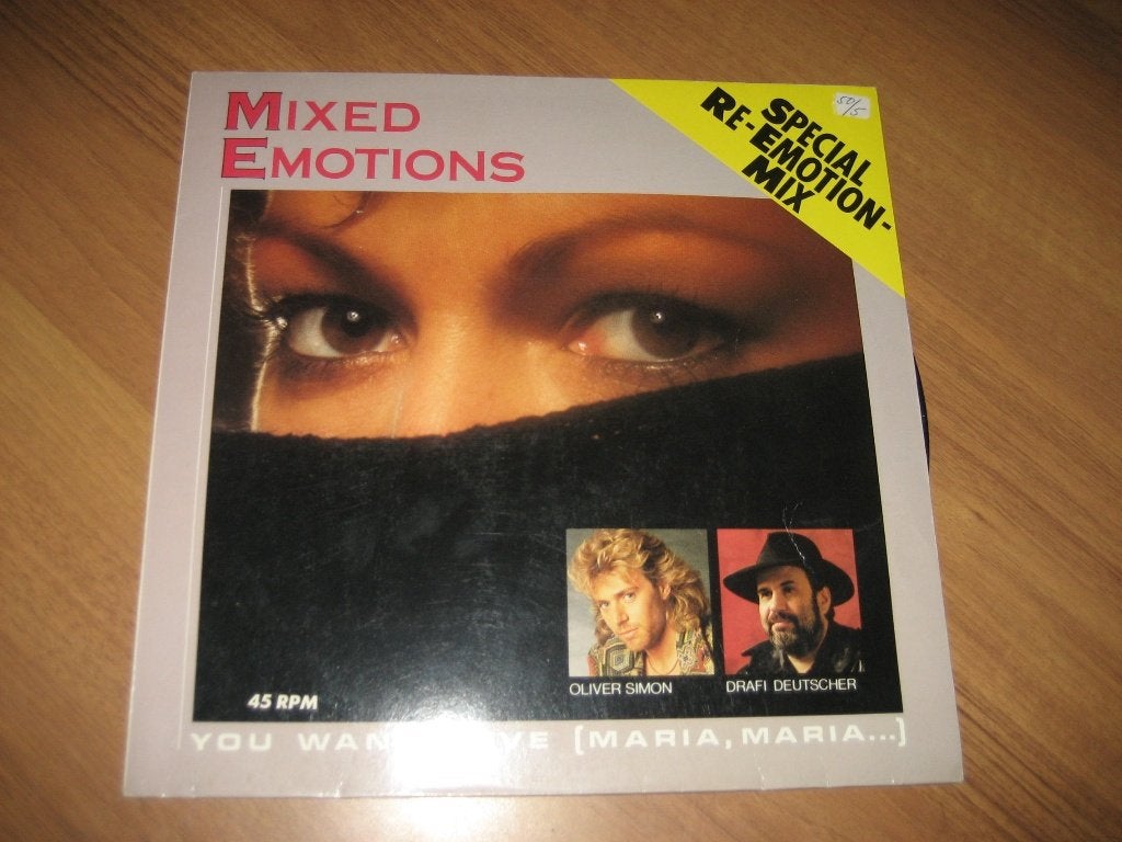 Mixed emotion maxi single, Ophalen of Verzenden, Zo goed als nieuw, 12 inch, LP