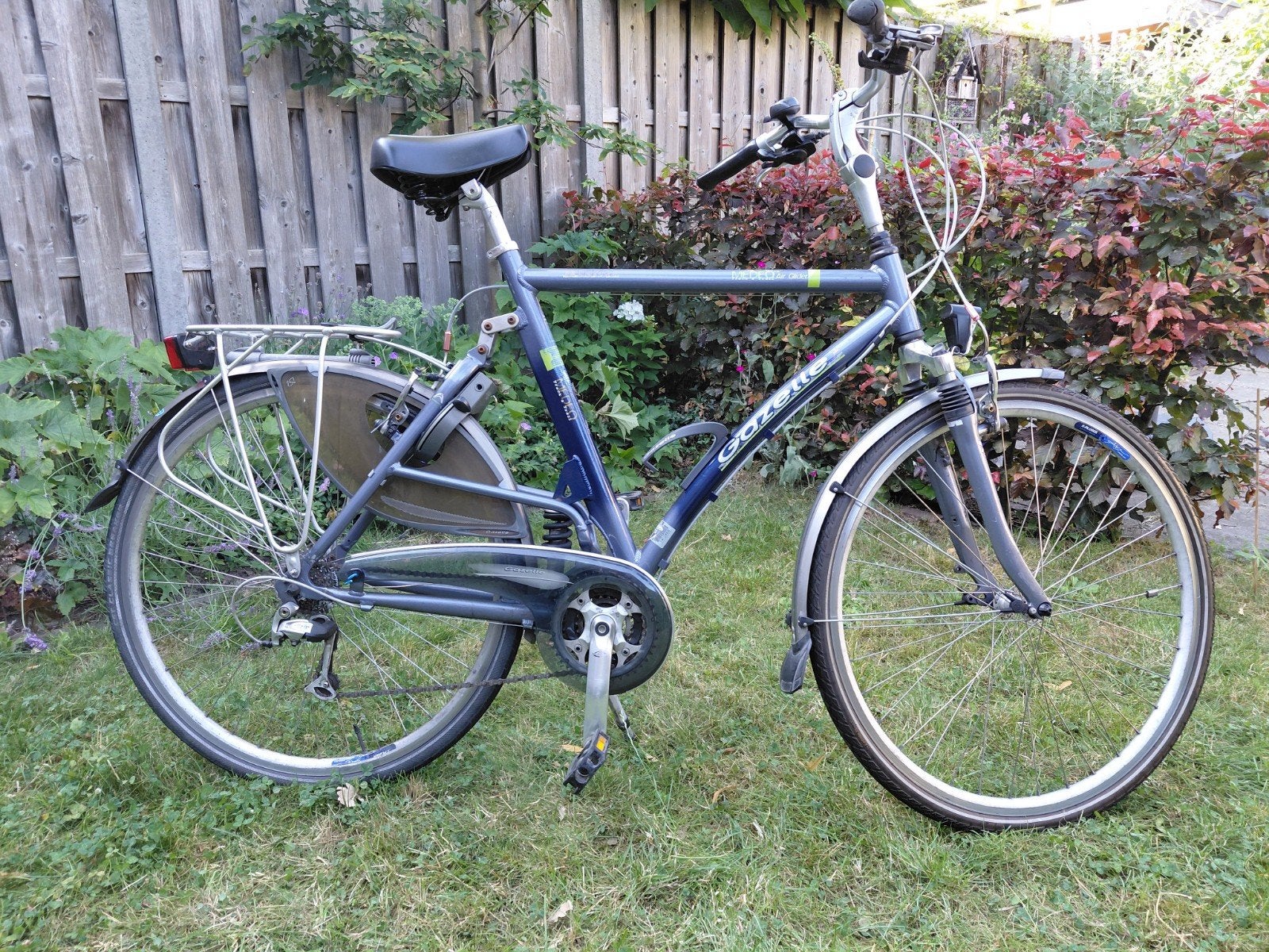 Gazelle fiets met 8 versnellingen, goede staat, 61cm, heren, Ophalen, Gebruikt, Velgrem, Versnellingen