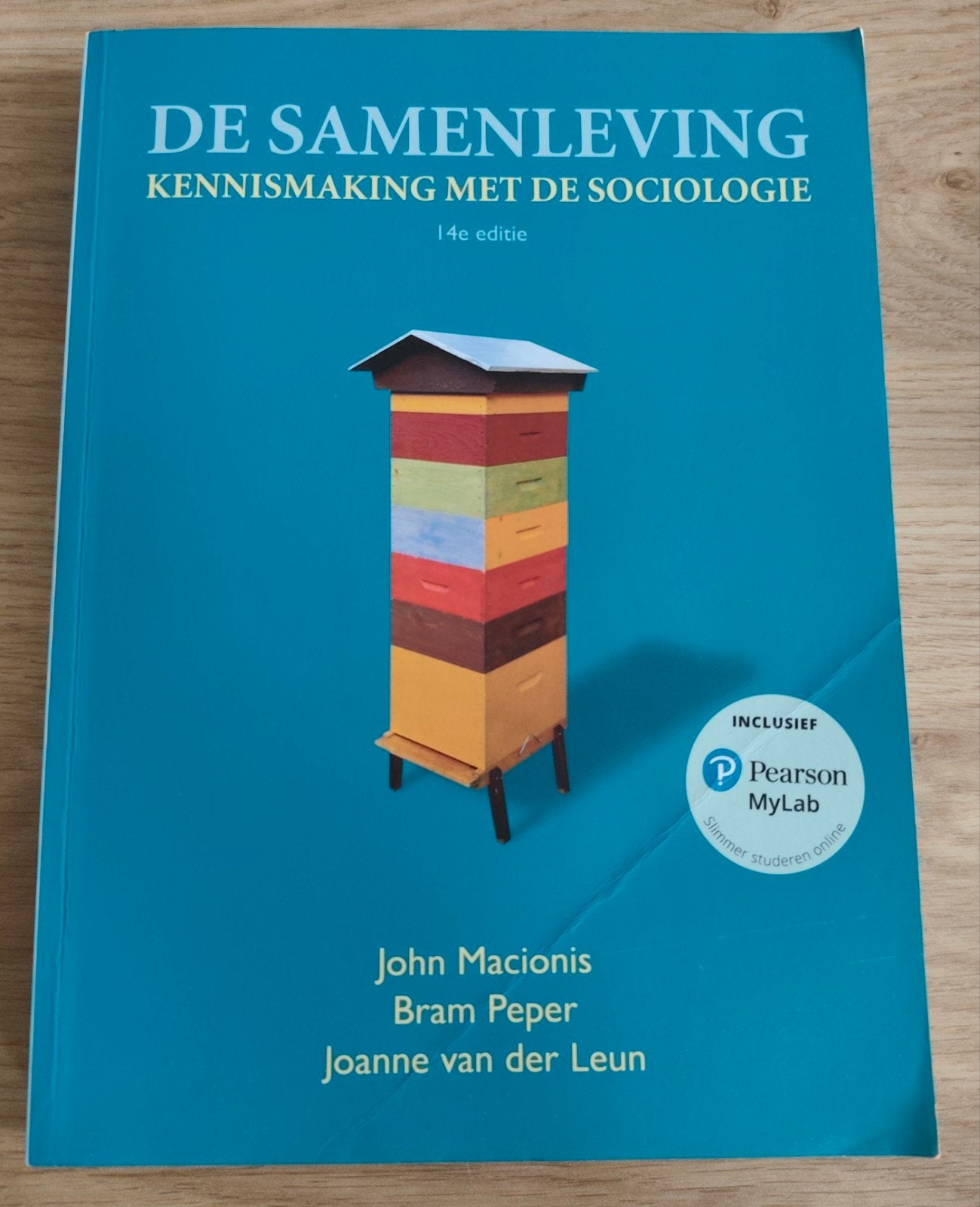 Boek: De Samenleving: Kennismaking met de Sociologie (14e ed, Ophalen, Zo goed als nieuw, HBO, John Macionis, Bram Peper en Joanne van der Leun