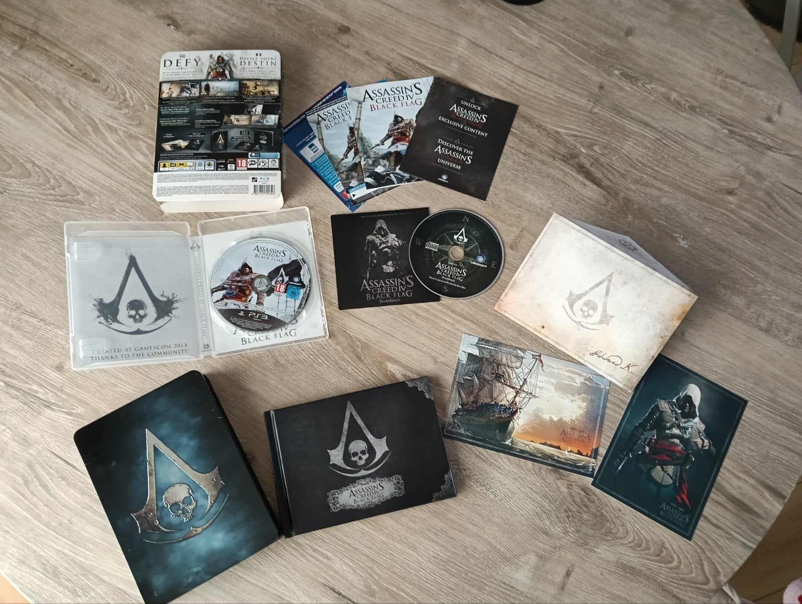 Assassin's creed IV black flag skull edition steel book, Vanaf 18 jaar, 1 speler, Zo goed als nieuw, Ophalen