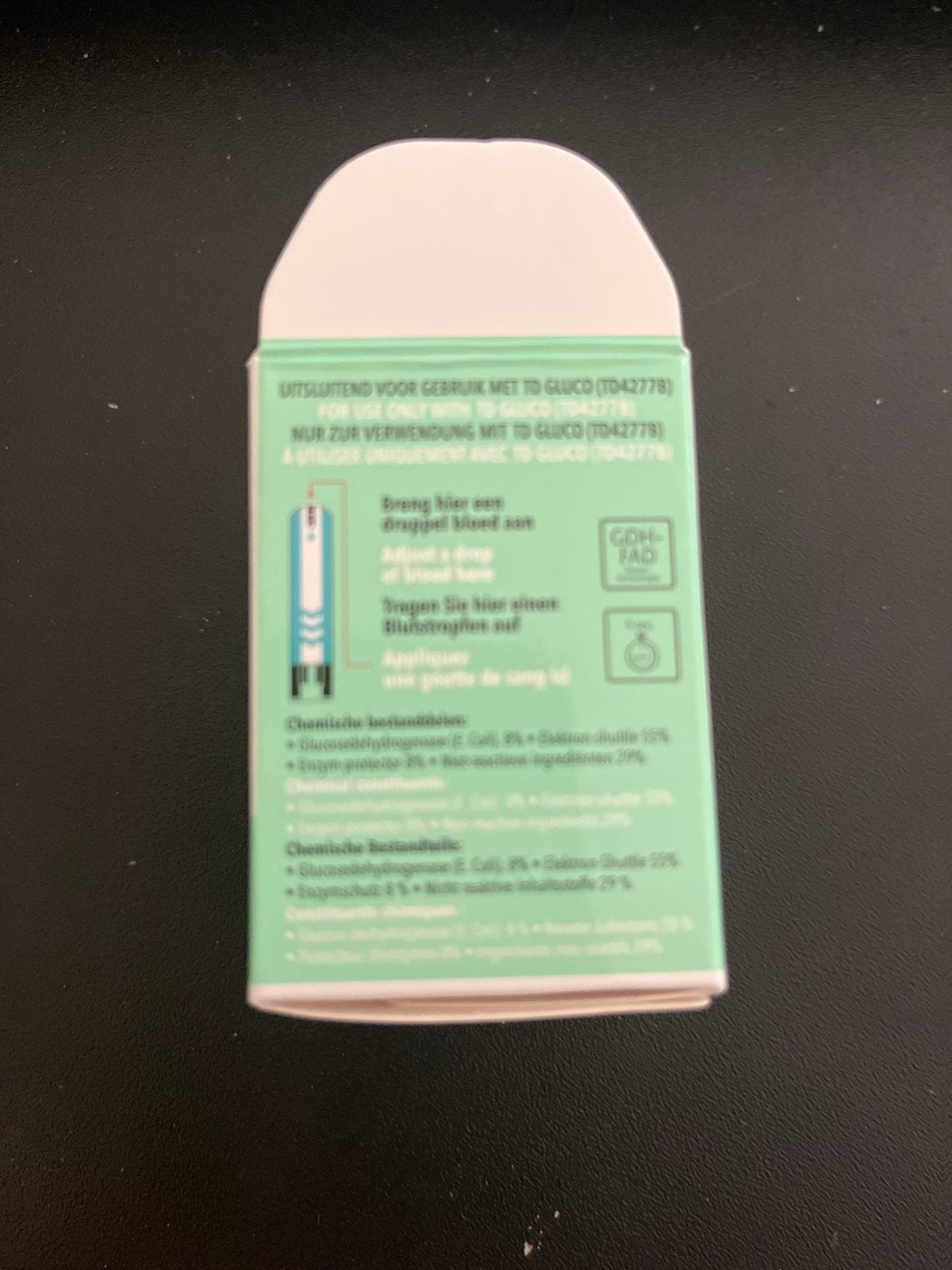 TD Gluco Bloedglucose Teststrips (50 stuks), Ophalen, Zo goed als nieuw, Overige typen