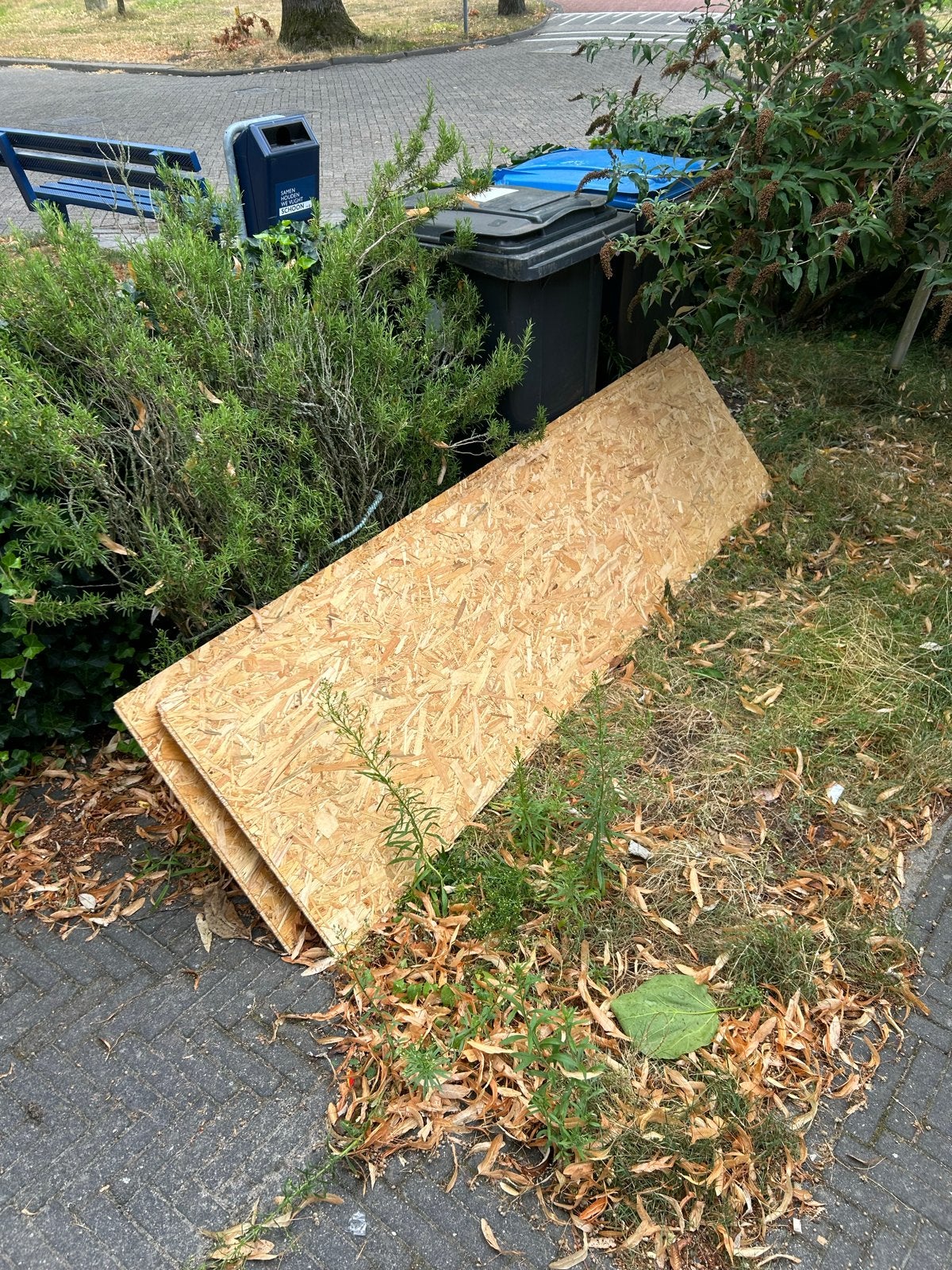 4 nieuwe OSB-platen, Doe-het-zelf en Verbouw, Ophalen, Minder dan 25 mm, Nieuw, 200 tot 250 cm